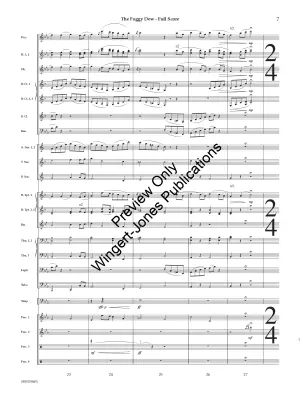 Foggy Dew (Irish Folk Song) - Wilds - Concert Band - Gr. 4.5