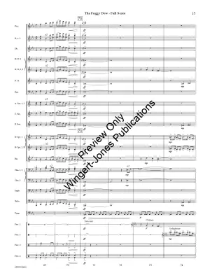 Foggy Dew (Irish Folk Song) - Wilds - Concert Band - Gr. 4.5