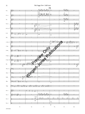 Foggy Dew (Irish Folk Song) - Wilds - Concert Band - Gr. 4.5