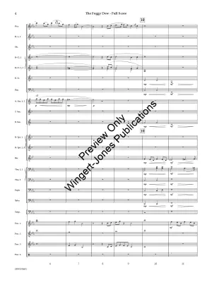 Foggy Dew (Irish Folk Song) - Wilds - Concert Band - Gr. 4.5