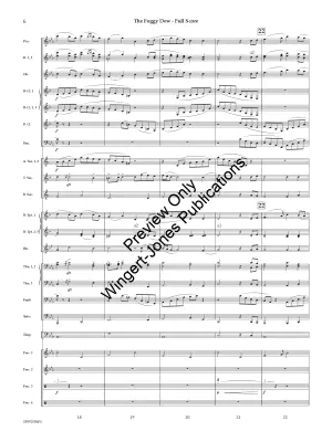 Foggy Dew (Irish Folk Song) - Wilds - Concert Band - Gr. 4.5