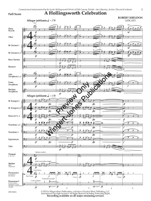 Hollingsworth Celebration - Sheldon - Concert Band - Gr. 4.5