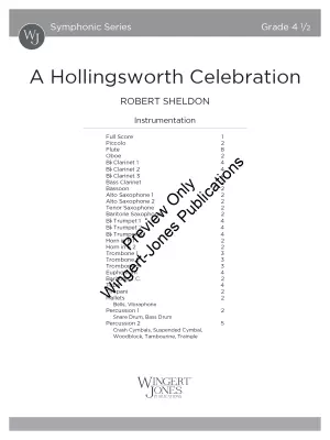 Hollingsworth Celebration - Sheldon - Concert Band - Gr. 4.5