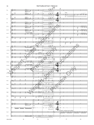 Red Feathered Soul - Hobbs - Concert Band - Gr. 4.5
