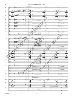 Red Feathered Soul - Hobbs - Concert Band - Gr. 4.5