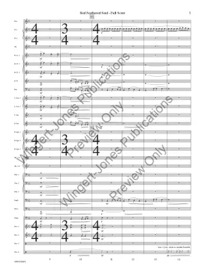 Red Feathered Soul - Hobbs - Concert Band - Gr. 4.5