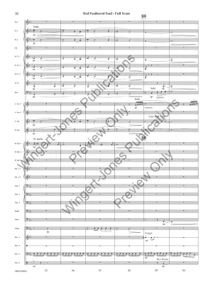 Red Feathered Soul - Hobbs - Concert Band - Gr. 4.5