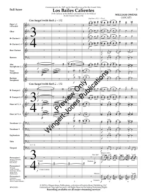 Los Bailes Calientes - Owens - Concert Band - Gr. 5