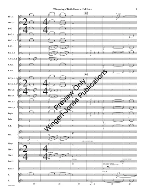Whispering of Fields Unsown - Boysen Jr. - Concert Band - Gr. 4.5