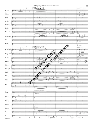 Whispering of Fields Unsown - Boysen Jr. - Concert Band - Gr. 4.5
