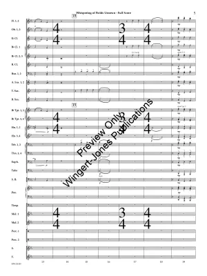 Whispering of Fields Unsown - Boysen Jr. - Concert Band - Gr. 4.5