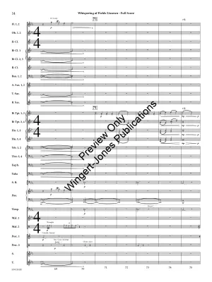 Whispering of Fields Unsown - Boysen Jr. - Concert Band - Gr. 4.5