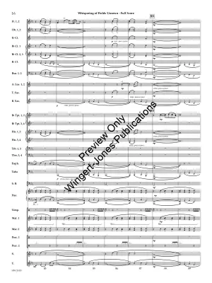 Whispering of Fields Unsown - Boysen Jr. - Concert Band - Gr. 4.5