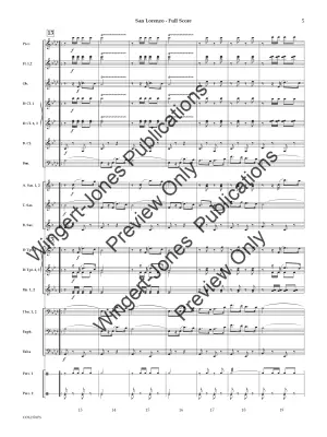 San Lorenzo - Silva/Bourgeois - Concert Band (March) - Gr. 4.5