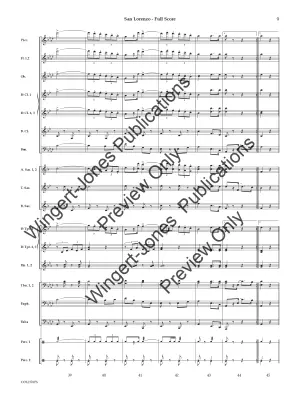San Lorenzo - Silva/Bourgeois - Concert Band (March) - Gr. 4.5