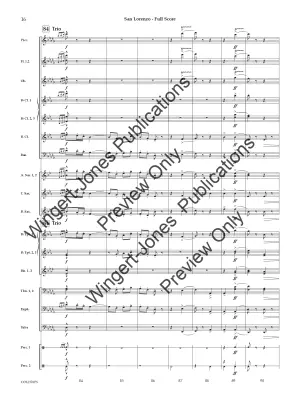San Lorenzo - Silva/Bourgeois - Concert Band (March) - Gr. 4.5