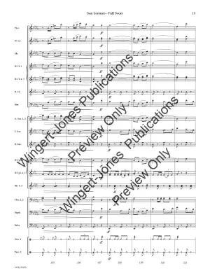 San Lorenzo - Silva/Bourgeois - Concert Band (March) - Gr. 4.5