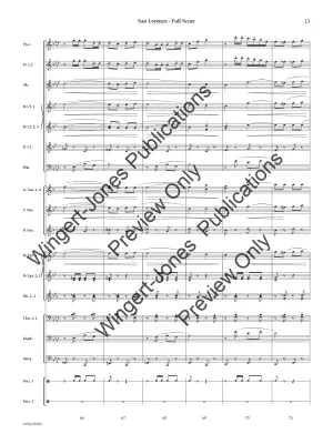 San Lorenzo - Silva/Bourgeois - Concert Band (March) - Gr. 4.5