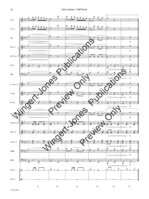 San Lorenzo - Silva/Bourgeois - Concert Band (March) - Gr. 4.5