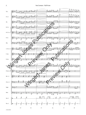 San Lorenzo - Silva/Bourgeois - Concert Band (March) - Gr. 4.5