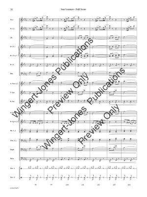 San Lorenzo - Silva/Bourgeois - Concert Band (March) - Gr. 4.5