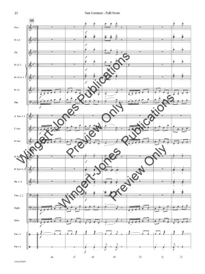 San Lorenzo - Silva/Bourgeois - Concert Band (March) - Gr. 4.5