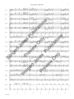 San Lorenzo - Silva/Bourgeois - Concert Band (March) - Gr. 4.5