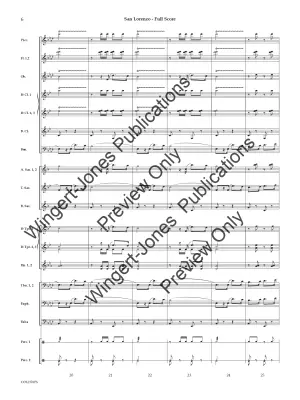 San Lorenzo - Silva/Bourgeois - Concert Band (March) - Gr. 4.5