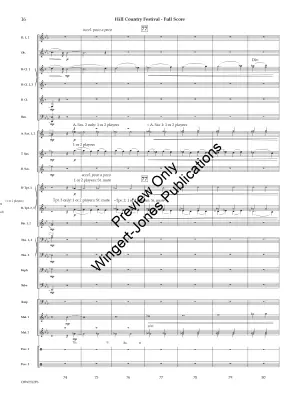 Hill Country Festival - Jones - Concert Band - Gr. 3