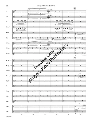 Fantasy in Mischief - Nitsch - Concert Band - Gr. 3
