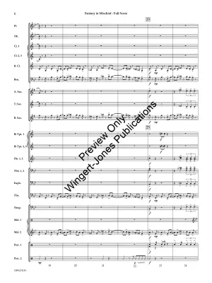Fantasy in Mischief - Nitsch - Concert Band - Gr. 3