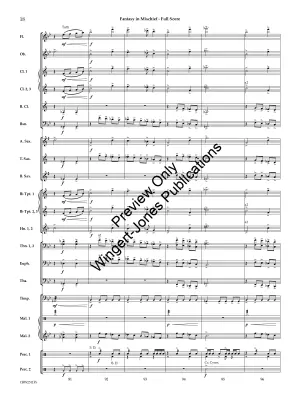 Fantasy in Mischief - Nitsch - Concert Band - Gr. 3