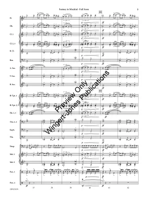 Fantasy in Mischief - Nitsch - Concert Band - Gr. 3