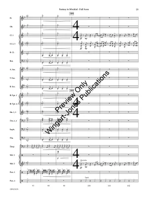 Fantasy in Mischief - Nitsch - Concert Band - Gr. 3