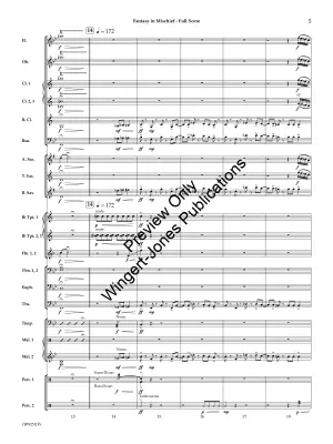 Fantasy in Mischief - Nitsch - Concert Band - Gr. 3