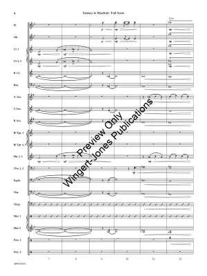 Fantasy in Mischief - Nitsch - Concert Band - Gr. 3