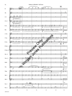 Fantasy in Mischief - Nitsch - Concert Band - Gr. 3