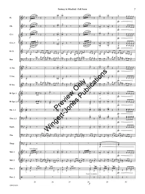 Fantasy in Mischief - Nitsch - Concert Band - Gr. 3