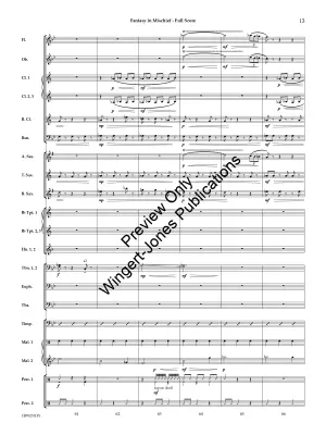 Fantasy in Mischief - Nitsch - Concert Band - Gr. 3