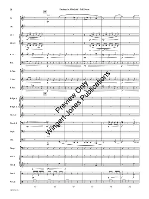 Fantasy in Mischief - Nitsch - Concert Band - Gr. 3
