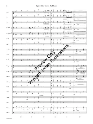 Spirit Of The Crown - Roth - Concert Band (March) - Gr. 3
