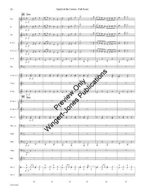 Spirit Of The Crown - Roth - Concert Band (March) - Gr. 3