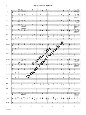 Spirit Of The Crown - Roth - Concert Band (March) - Gr. 3