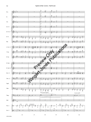 Spirit Of The Crown - Roth - Concert Band (March) - Gr. 3