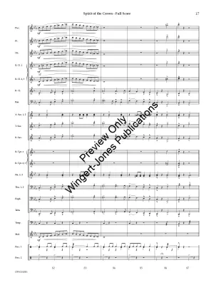 Spirit Of The Crown - Roth - Concert Band (March) - Gr. 3