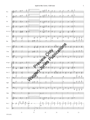 Spirit Of The Crown - Roth - Concert Band (March) - Gr. 3