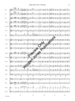 Spirit Of The Crown - Roth - Concert Band (March) - Gr. 3