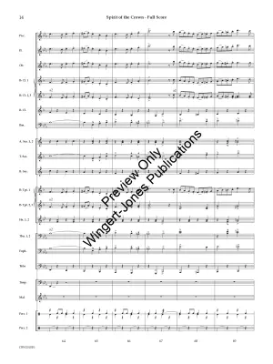 Spirit Of The Crown - Roth - Concert Band (March) - Gr. 3