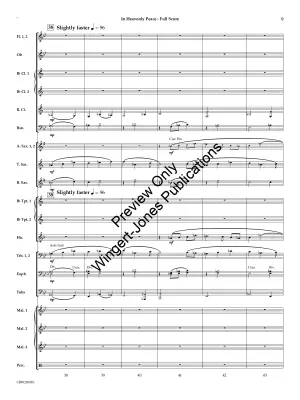 In Heavenly Peace (On \'\'Silent Night\'\') - Gruber/Owens - Concert Band - Gr. 3