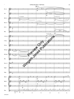 In Heavenly Peace (On \'\'Silent Night\'\') - Gruber/Owens - Concert Band - Gr. 3